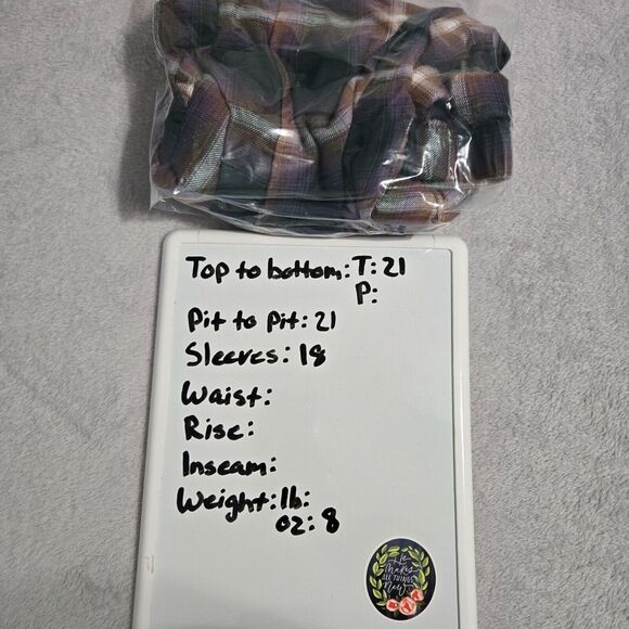 BKE Womens Eased Fit Plaid Half Zip Pullover Long Sleeve Shacket Size S Flannel - Picture 7 of 7